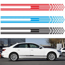 D-730 Stripe Pattern Car Modified Decorative Sticker(White)