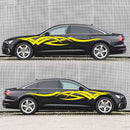 2 PCS/Set D-731 Totem Pattern Car Modified Decorative Sticker(Yellow)
