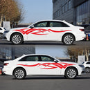 2 PCS/Set D-731 Totem Pattern Car Modified Decorative Sticker(Red)