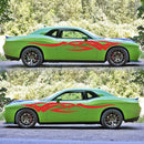 2 PCS/Set D-731 Totem Pattern Car Modified Decorative Sticker(Red)