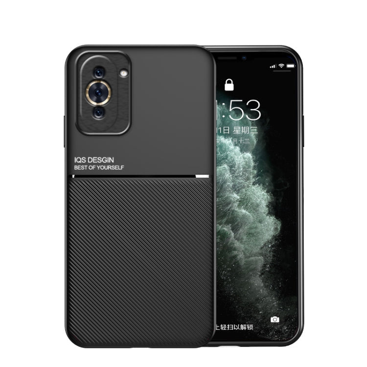 For Huawei Nova 10 Classic Tilt Magnetic PC + TPU Phone Case(Black)
