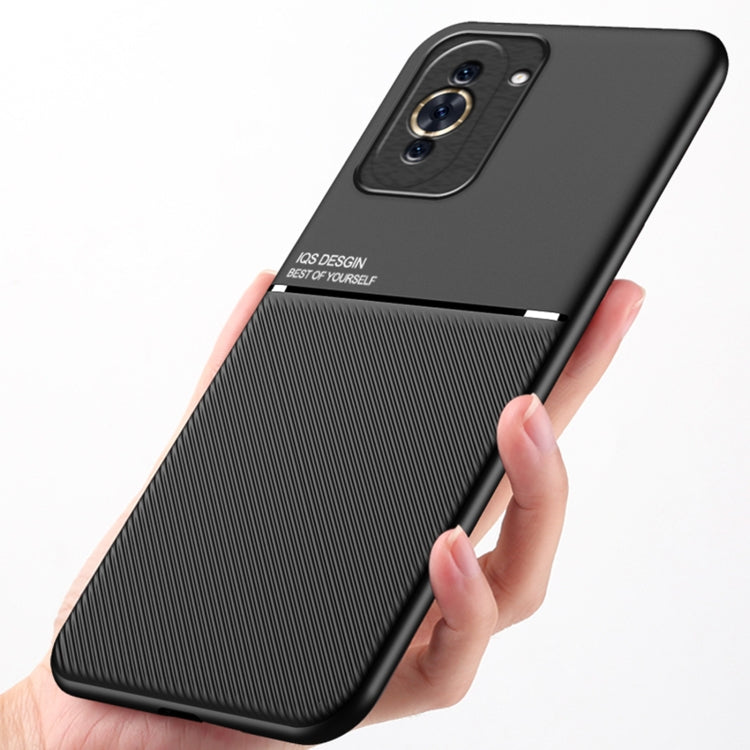 For Huawei Nova 10 Classic Tilt Magnetic PC + TPU Phone Case(Black)