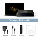 X96 Max+ Ultra 4GB+32GB Amlogic S905X4 8K Smart TV BOX Android 11.0 Media Player, Plug Type:AU Plug