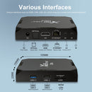 X96 Max+ Ultra 4GB+32GB Amlogic S905X4 8K Smart TV BOX Android 11.0 Media Player, Plug Type:AU Plug