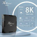 X96 Max+ Ultra 4GB+32GB Amlogic S905X4 8K Smart TV BOX Android 11.0 Media Player, Plug Type:US Plug