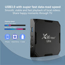 X96 Max+ Ultra 4GB+64GB Amlogic S905X4 8K Smart TV BOX Android 11.0 Media Player, Plug Type:AU Plug