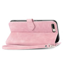 For iPhone SE 2022 / SE 2020 / 8 / 7 Embossed Flower Shockproof Leather Phone Case(Pink)