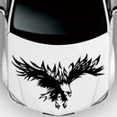 D-733 Eagle Pattern Car Modified Hood Decorative Sticker(Black)