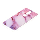 For Nokia 7.1 Marble Pattern Soft TPU Protective Case(Purple)