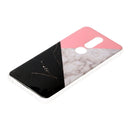 For Nokia 7.1 Marble Pattern Soft TPU Protective Case(Tricolor)