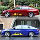 2 PCS/Set D-750 Mountain Pattern Car Modified Decorative Sticker(Yellow)