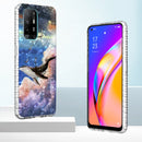 For OPPO A94 4G / F19 Pro / Reno5 F / Reno5 Lite 2.0mm Airbag Shockproof TPU Phone Case(Whale)