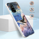 For OPPO A94 4G / F19 Pro / Reno5 F / Reno5 Lite 2.0mm Airbag Shockproof TPU Phone Case(Whale)