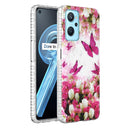 For Realme 9i / A36 / A76 / A96 4G International Edition / K10 4G 2.0mm Airbag Shockproof TPU Phone Case(Dancing Butterflies)