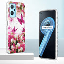 For Realme 9i / A36 / A76 / A96 4G International Edition / K10 4G 2.0mm Airbag Shockproof TPU Phone Case(Dancing Butterflies)