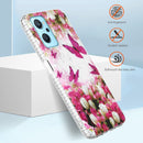 For Realme 9i / A36 / A76 / A96 4G International Edition / K10 4G 2.0mm Airbag Shockproof TPU Phone Case(Dancing Butterflies)