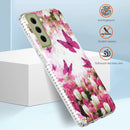 For Samsung Galaxy S21 FE 5G 2.0mm Airbag Shockproof TPU Phone Case(Dancing Butterflies)