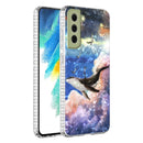 For Samsung Galaxy S21 FE 5G 2.0mm Airbag Shockproof TPU Phone Case(Whale)