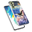 For Samsung Galaxy S21 FE 5G 2.0mm Airbag Shockproof TPU Phone Case(Whale)