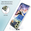 For Samsung Galaxy S21 FE 5G 2.0mm Airbag Shockproof TPU Phone Case(Whale)