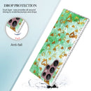 For Samsung Galaxy S22 Ultra 5G 2.0mm Airbag Shockproof TPU Phone Case(Gold Heart)