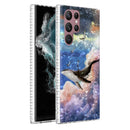 For Samsung Galaxy S22 Ultra 5G 2.0mm Airbag Shockproof TPU Phone Case(Whale)
