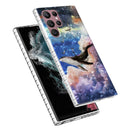 For Samsung Galaxy S22 Ultra 5G 2.0mm Airbag Shockproof TPU Phone Case(Whale)