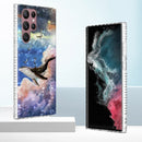 For Samsung Galaxy S22 Ultra 5G 2.0mm Airbag Shockproof TPU Phone Case(Whale)