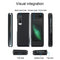 For Galaxy Fold / W2020 Shockproof Full Coverage Litchi Texture Leather Case with Card Slot(Red)