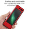 For Galaxy Fold / W2020 Shockproof Full Coverage Litchi Texture Leather Case with Card Slot(Red)