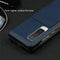 For Galaxy Fold / W2020 Shockproof Full Coverage Litchi Texture Leather Case with Card Slot(Red)