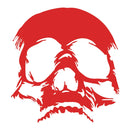 D-774 Evil Skull Pattern Car Modified Decorative Sticker(Red)