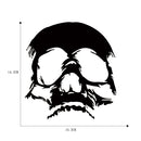 D-774 Evil Skull Pattern Car Modified Decorative Sticker(Black)