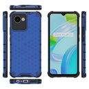 For OPPO Realme C30 Shockproof Honeycomb PC + TPU Protective Case(Blue)