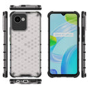 For OPPO Realme C30 Shockproof Honeycomb PC + TPU Protective Case(White)