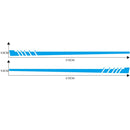 2 PCS/Set D-854 Stripe Pattern Car Modified Decorative Sticker(Blue)