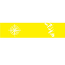 D-864 Compass Pattern Car Modified Decorative Sticker(Yellow)
