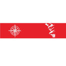 D-864 Compass Pattern Car Modified Decorative Sticker(Red)