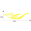 D-905 Animal Pattern Car Modified Decorative Sticker(Yellow)