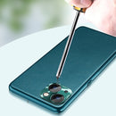 For iPhone 14 Pro Silicone Pure Skin Leather Phone Case(Green)