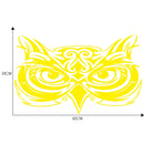 D-921 Eagle Totem Pattern Car Modified Decorative Sticker(Yellow)