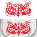 D-921 Eagle Totem Pattern Car Modified Decorative Sticker(Red)