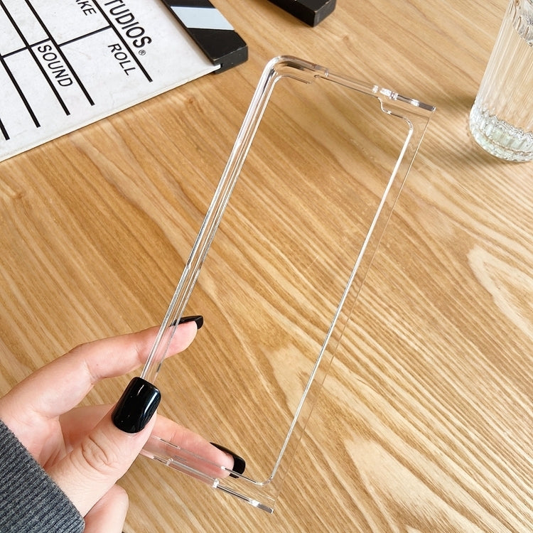 For Samsung Galaxy Z Fold4 Transparent Shockproof PC Protective Case