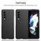 For Samsung Galaxy Z Fold4 Oil-sprayed Bare Metal Feel Ultra-thin Folding Phone Case(Silver)