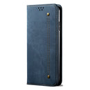 For Huawei Enjoy 50 4G / Nova Y70 Plus / Nova Y70 4G UItra Denim Texture Casual Style Leather Phone Case(Blue)