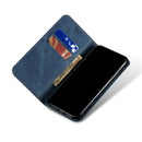 For Huawei Enjoy 50 4G / Nova Y70 Plus / Nova Y70 4G UItra Denim Texture Casual Style Leather Phone Case(Blue)
