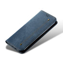 For Huawei Enjoy 50 4G / Nova Y70 Plus / Nova Y70 4G UItra Denim Texture Casual Style Leather Phone Case(Blue)