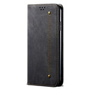 For Huawei Enjoy 50 4G / Nova Y70 Plus / Nova Y70 4G UItra Denim Texture Casual Style Leather Phone Case(Black)