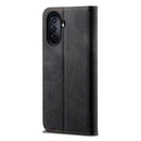 For Huawei Enjoy 50 4G / Nova Y70 Plus / Nova Y70 4G UItra Denim Texture Casual Style Leather Phone Case(Black)
