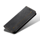 For Huawei Enjoy 50 4G / Nova Y70 Plus / Nova Y70 4G UItra Denim Texture Casual Style Leather Phone Case(Black)